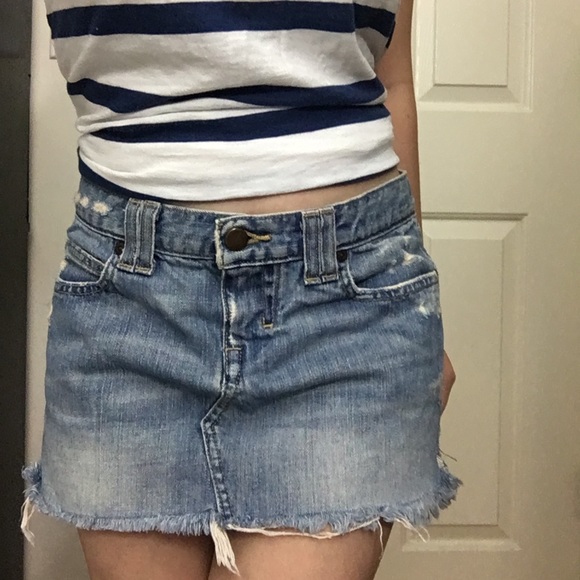 denim skirt abercrombie